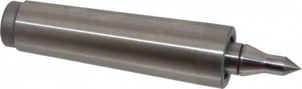 Royal Products - MT4 Taper Shank, 1.231" Head Diam 1,015 Lb Capacity Live Center - 4,500 Max RPM, 5/8" Point Diam, 1-3/8" Point Len, 580 Lb Max Workpc, 5-15/16" OAL, 3/8" Tip Diam, Long Point - Exact Tooling