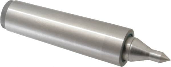 Royal Products - MT5 Taper Shank, 1-3/4" Head Diam 1,835 Lb Capacity Live Center - 4,500 Max RPM, 1.0938" Point Diam, 2" Point Len, 1,050 Lb Max Workpc, 8-1/16" OAL, 1/2" Tip Diam, Long Point - Exact Tooling