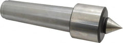 Royal Products - MT5 Taper Shank, 2.45" Head Diam 5,740 Lb Capacity Live Center - 4,500 Max RPM, 2.03" Head Length, 1-1/8" Point Diam, 1-3/16" Point Len, 750 Lb Max Workpc, 8-13/16" OAL, Standard Point - Exact Tooling