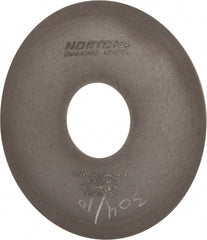 Norton - 4" Diam x 1-1/4" Hole x 1/16" Thick, 100 Grit Surface Grinding Wheel - Diamond, Type 1A1, Fine Grade, Resinoid Bond - Exact Tooling