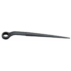 Martin Tools - 1-5/8", 12 Point, Black Finish, Single End, Spud Handle Box Wrench - Exact Tooling
