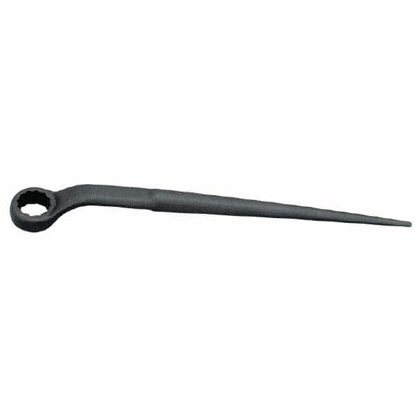 Martin Tools - 1-11/16", 12 Point, Black Finish, Single End, Spud Handle Box Wrench - Exact Tooling