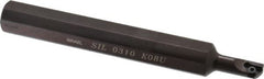 Carmex - Internal Thread, Left Hand Cut, 5/8" Shank Width x 5/8" Shank Height Indexable Threading Toolholder - 5" OAL, 08U IR/L Insert Compatibility, SI Toolholder, Series SIL - Exact Tooling