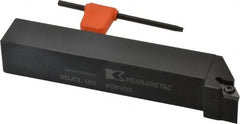 Kennametal - SDJC, Left Hand Cut, 3° Lead Angle, 1" Shank Height x 1" Shank Width, Neutral Rake Indexable Turning Toolholder - 6" OAL, DC..32.5. Insert Compatibility, Series Screw-On - Exact Tooling