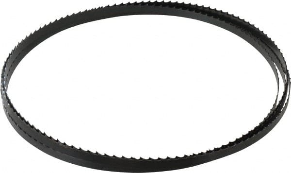 Starrett - 4 TPI, 11' 9" Long x 3/8" Wide x 0.025" Thick, Welded Band Saw Blade - Carbon Steel, Toothed Edge, Raker Tooth Set, Flexible Back, Contour Cutting - Exact Tooling