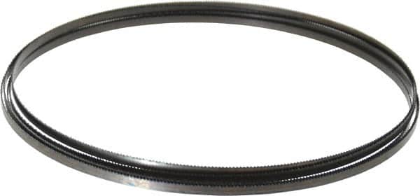 Starrett - 14 TPI, 12' 6" Long x 1/4" Wide x 0.025" Thick, Welded Band Saw Blade - Carbon Steel, Toothed Edge, Raker Tooth Set, Flexible Back, Contour Cutting - Exact Tooling