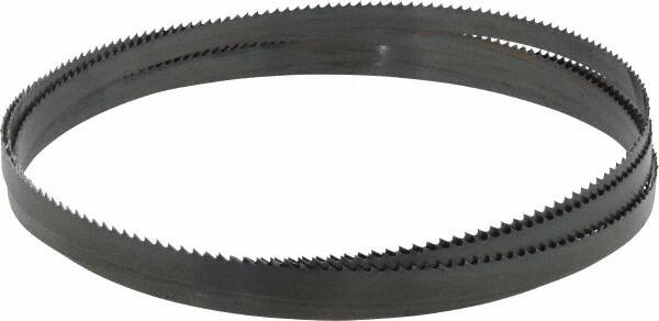 Starrett - 6 TPI, 11' 8" Long x 1/2" Wide x 0.025" Thick, Welded Band Saw Blade - Carbon Steel, Toothed Edge, Raker Tooth Set, Flexible Back, Contour Cutting - Exact Tooling