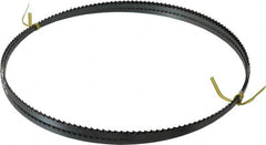Starrett - 4 TPI, 16' Long x 3/8" Wide x 0.025" Thick, Welded Band Saw Blade - Carbon Steel, Toothed Edge, Raker Tooth Set, Flexible Back, Contour Cutting - Exact Tooling