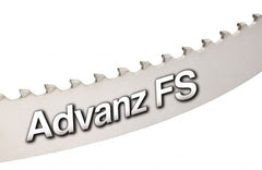 Starrett - 3 TPI, 21' 6" Long x 1-1/4" Wide x 0.05" Thick, Welded Band Saw Blade - Carbide-Tipped, Carbide Tipped, Raker Tooth Set - Exact Tooling