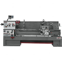 Jet - 22" Swing, 80" Between Centers, 230/460 Volt, Triple Phase Engine Lathe - 7MT Taper, 10 hp, 25 to 1,800 RPM, 3-1/8" Bore Diam, 40" Deep x 48-7/8" High x 136-1/8" Long - Exact Tooling