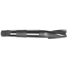 Value Collection - 9/32" Diam, 3 Flutes, Morse Taper Shank, Interchangeable Pilot Counterbore - Exact Tooling