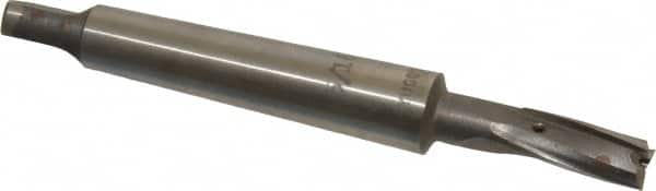 Value Collection - 5/16" Diam, 3 Flutes, Morse Taper Shank, Interchangeable Pilot Counterbore - Exact Tooling