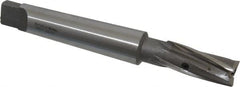 Value Collection - 19/32" Diam, 3 Flutes, Morse Taper Shank, Interchangeable Pilot Counterbore - Exact Tooling