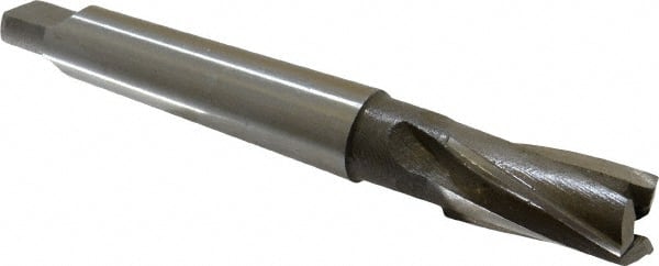 Value Collection - 3/4" Diam, 3 Flutes, Morse Taper Shank, Interchangeable Pilot Counterbore - Exact Tooling
