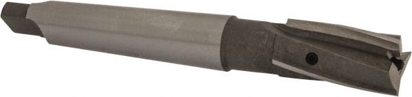 Value Collection - 25/32" Diam, 3 Flutes, Morse Taper Shank, Interchangeable Pilot Counterbore - Exact Tooling