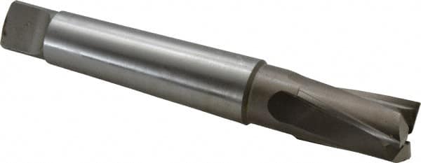 Value Collection - 15/16" Diam, 3 Flutes, Morse Taper Shank, Interchangeable Pilot Counterbore - Exact Tooling