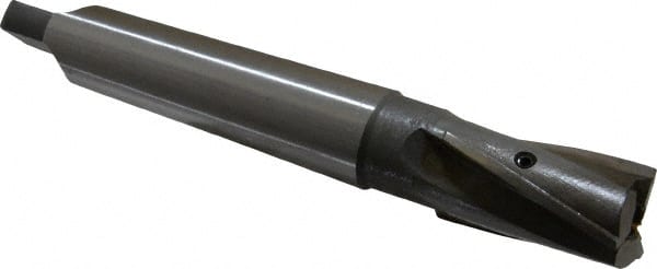 Value Collection - 1" Diam, 3 Flutes, Morse Taper Shank, Interchangeable Pilot Counterbore - Exact Tooling