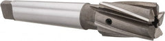 Value Collection - 1-1/4" Diam, 5 Flutes, Morse Taper Shank, Interchangeable Pilot Counterbore - Exact Tooling