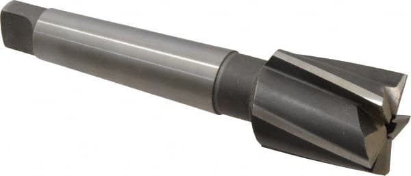 Value Collection - 1-15/16" Diam, 5 Flutes, Morse Taper Shank, Interchangeable Pilot Counterbore - Exact Tooling
