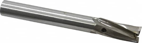 Value Collection - 35/64" Diam, 1/2" Shank, Diam, 3 Flutes, Straight Shank, Interchangeable Pilot Counterbore - Exact Tooling