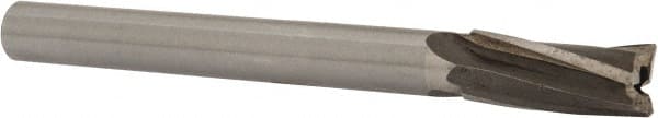 Value Collection - 37/64" Diam, 1/2" Shank, Diam, 3 Flutes, Straight Shank, Interchangeable Pilot Counterbore - Exact Tooling