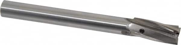 Value Collection - 19/32" Diam, 1/2" Shank, Diam, 3 Flutes, Straight Shank, Interchangeable Pilot Counterbore - Exact Tooling