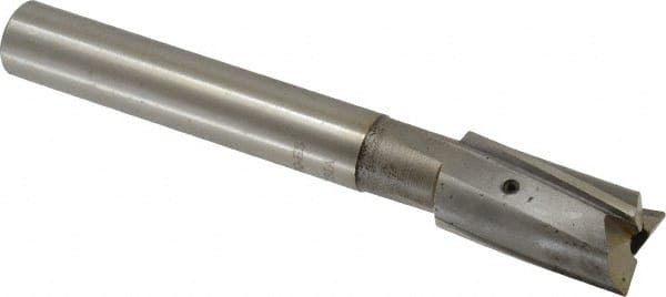 Value Collection - 27/32" Diam, 3/4" Shank, Diam, 3 Flutes, Straight Shank, Interchangeable Pilot Counterbore - Exact Tooling