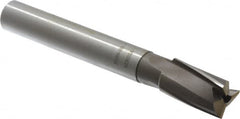 Value Collection - 57/64" Diam, 3/4" Shank, Diam, 3 Flutes, Straight Shank, Interchangeable Pilot Counterbore - Exact Tooling