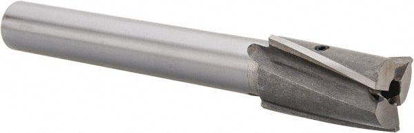 Value Collection - 1-1/16" Diam, 3/4" Shank, Diam, 3 Flutes, Straight Shank, Interchangeable Pilot Counterbore - Exact Tooling