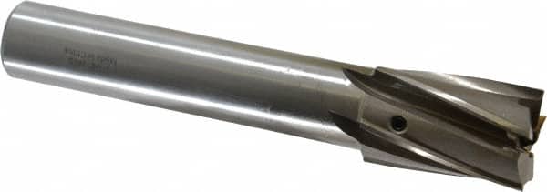 Value Collection - 1-1/4" Diam, 1" Shank, Diam, 5 Flutes, Straight Shank, Interchangeable Pilot Counterbore - Exact Tooling