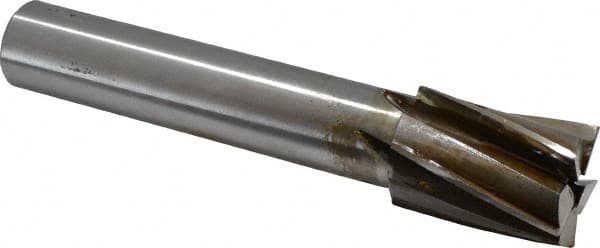 Value Collection - 1-5/8" Diam, 1-1/4" Shank, Diam, 5 Flutes, Straight Shank, Interchangeable Pilot Counterbore - Exact Tooling