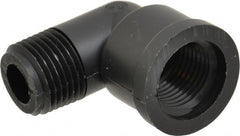 Green Leaf - 1/2" Polypropylene Plastic Pipe 90° Street Elbow - MIPT x FIPT End Connections - Exact Tooling