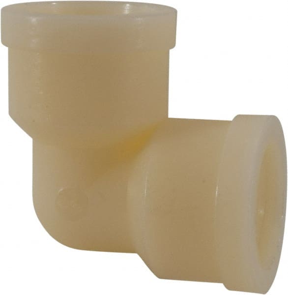 Green Leaf - 1/2" Nylon Plastic Pipe 90° Elbow - FIPT x FIPT End Connections - Exact Tooling