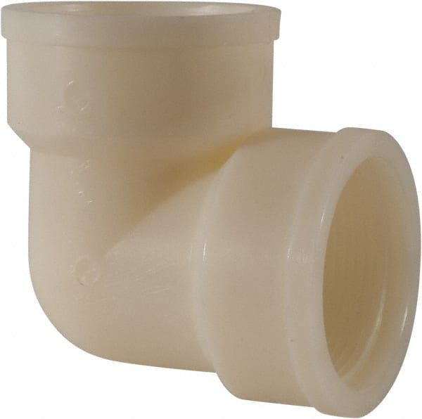 Green Leaf - 1-1/2" Nylon Plastic Pipe 90° Elbow - FIPT x FIPT End Connections - Exact Tooling