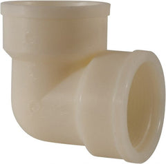 Green Leaf - 1-1/2" Nylon Plastic Pipe 90° Elbow - FIPT x FIPT End Connections - Exact Tooling