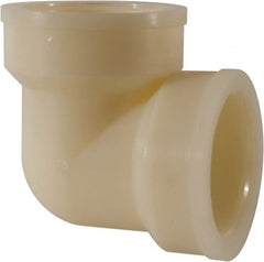 Green Leaf - 2" Nylon Plastic Pipe 90° Elbow - FIPT x FIPT End Connections - Exact Tooling