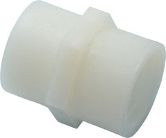 Green Leaf - 1/2" Nylon Plastic Pipe Coupling - FIPT x FIPT End Connections - Exact Tooling