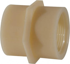 Green Leaf - 1-1/4" Nylon Plastic Pipe Coupling - FIPT x FIPT End Connections - Exact Tooling