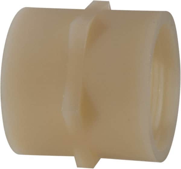 Green Leaf - 1-1/2" Nylon Plastic Pipe Coupling - FIPT x FIPT End Connections - Exact Tooling