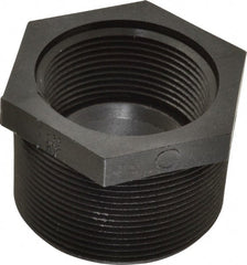 Green Leaf - 2 x 1-1/2" Polypropylene Plastic Pipe Reducer Bushing - MPT x FPT End Connections - Exact Tooling