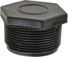 Green Leaf - 1-1/2" Polypropylene Plastic Pipe Plug - MIPT End Connections - Exact Tooling