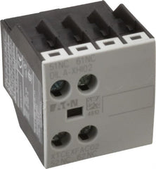 Eaton Cutler-Hammer - 7, 9, 12, 15, 18, 25, 32 Amp, Contactor Front Mount Auxiliary Contact - For Use with XT Contactor and XTRE Control Relay - Exact Tooling