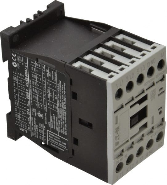 Eaton Cutler-Hammer - 3 Pole, 110 Coil VAC at 50 Hz and 120 Coil VAC at 60 Hz, 20 Amp, Nonreversible Open Enclosure IEC Contactor - Exact Tooling