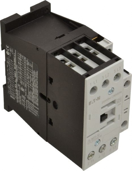Eaton Cutler-Hammer - 3 Pole, 220 Coil VAC at 50 Hz and 240 Coil VAC at 60 Hz, 40 Amp, Nonreversible Open Enclosure IEC Contactor - Exact Tooling