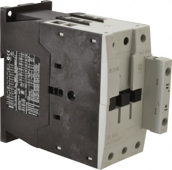 Eaton Cutler-Hammer - 3 Pole, 110 Coil VAC at 50 Hz and 120 Coil VAC at 60 Hz, 63 Amp, Nonreversible Open Enclosure IEC Contactor - Exact Tooling