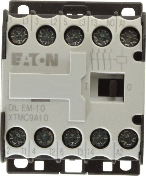 Eaton Cutler-Hammer - 3 Pole, 110 Coil VAC at 50 Hz and 120 Coil VAC at 60 Hz, Nonreversible Open Enclosure IEC Contactor - Exact Tooling