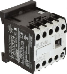 Eaton Cutler-Hammer - 3 Pole, 208 Coil VAC at 60 Hz, Nonreversible Open Enclosure IEC Contactor - 1 Phase hp: 0.5 at 115 V, 1 at 200 V, 1.5 at 230 V, 3 Phase hp: 2 at 200 V, 3 at 230 V, 5 at 460 V, 5 at 575 V, 8.80 Amp Inductive Load Rating Listed - Exact Tooling