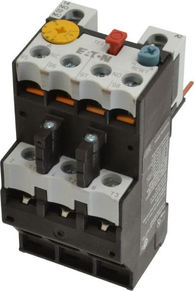 Eaton Cutler-Hammer - 4 to 6 Amp, 690 VAC, Thermal IEC Overload Relay - Trip Class 10, For Use with 7-15 A Contactors - Exact Tooling