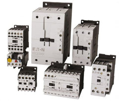 Eaton Cutler-Hammer - 3 Pole, 24 Coil VAC, 63 Amp, Nonreversible Open Enclosure IEC Contactor - 1 Phase hp: 3 at 115 V, 5 at 200 V, 7.5 at 230 V, 3 Phase hp: 10 at 200 V, 15 at 230 V, 30 at 460 V, 40 at 575 V, 40 Amp Inductive Load Rating Listed - Exact Tooling