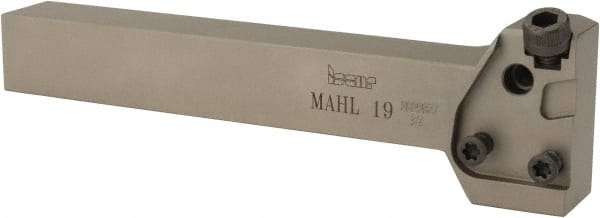 Iscar - MAH, External, Left Hand, Indexable Grooving Tool Holder - 3/4" Shank Height, 3/4" Shank Width, 142.24mm OAL - Exact Tooling